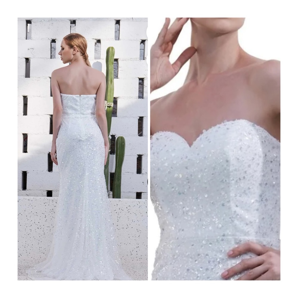 New white prom dress